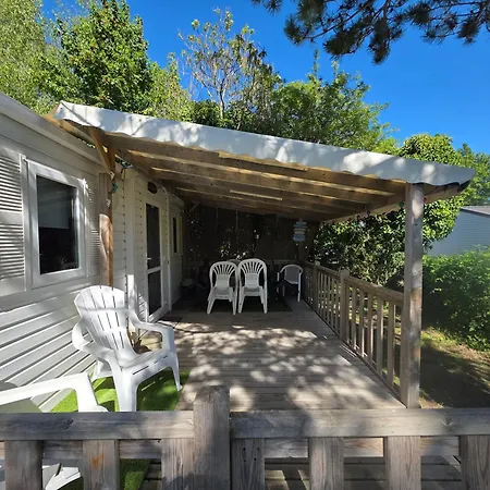 مكان تخييم Sejour Normandie - Mobilhome Premium 3ch-6p Avec Clim-wifi-tv Dans L'eure - 310 *